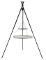 Preview: Schwenkgrill „TIPI“ 210 cm - Doppelrost aus Edelstahl Cook King